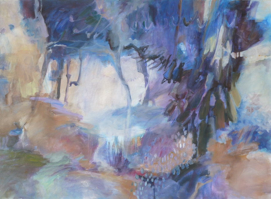 Landschaft, Acryl auf Leinen, 80 cm x 110 cm, 2013